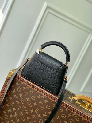 LV M12345 Louis Vuitton Capucines Mini Bag Black - Default Title - View 4