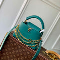 LV M12345 Louis Vuitton Capucines Mini Bag Green - Default Title - View 1
