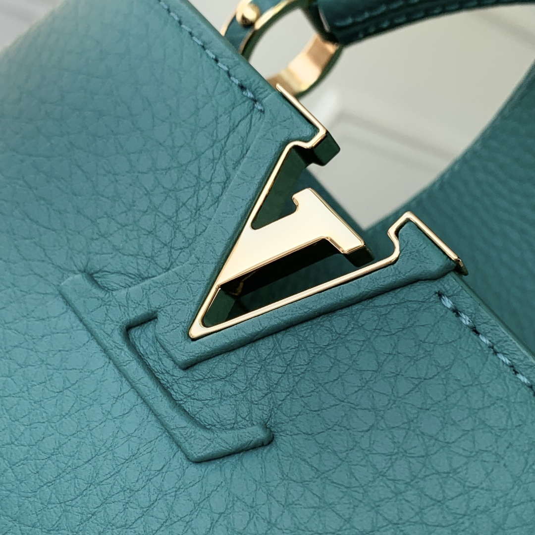 LV M12345 Louis Vuitton Capucines Mini Bag Green