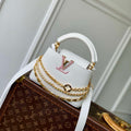LV M12279 Louis Vuitton Capucines Mini Bag Silver Sea - Default Title - View 1