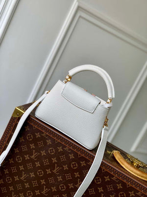 LV M12279 Louis Vuitton Capucines Mini Bag Silver Sea - Default Title - View 4