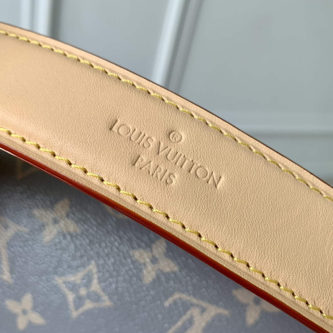 LV M12428 Louis Vuitton Side Trunk MM Bag Trianon Gray