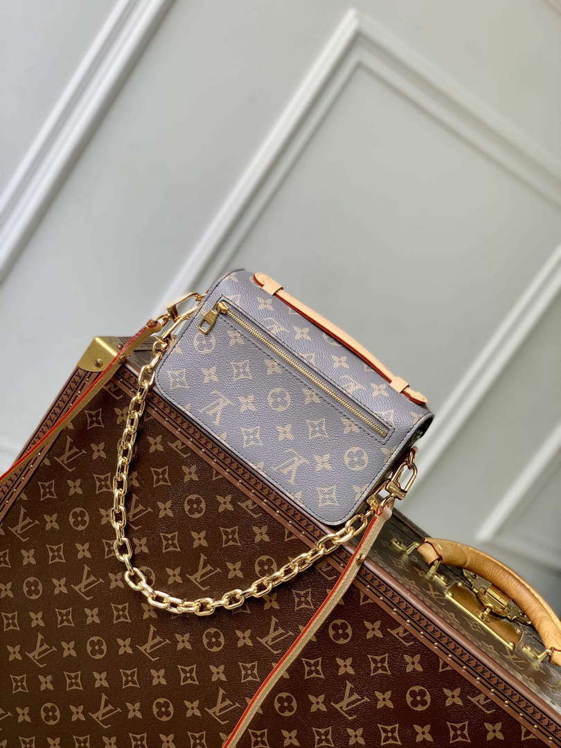 LV M12429 Louis Vuitton Pochette M¨¦tis East West Bag Trianon Gray - Default Title - View 3