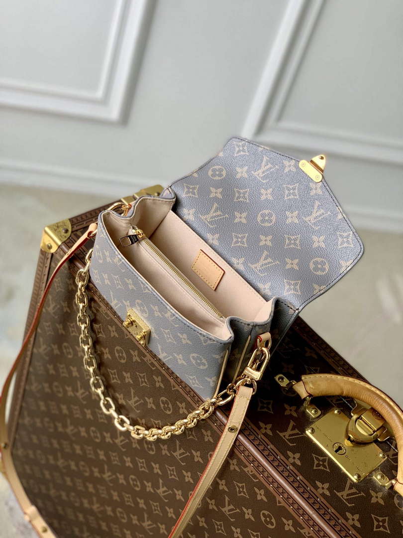 LV M12429 Louis Vuitton Pochette M¨¦tis East West Bag Trianon Gray - Default Title - View 9