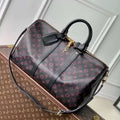 LV M12441 Louis Vuitton Keepall Bandouliere  45 Travel Bag Monogram Tomette coated canvas - Default Title - View 1