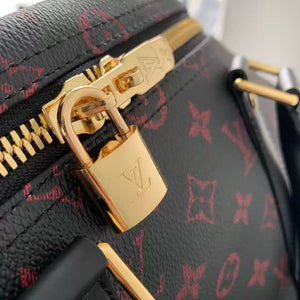 LV M12441 Louis Vuitton Keepall Bandouliere  45 Travel Bag Monogram Tomette coated canvas - Default Title - View 6