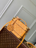 LV M12458 Louis Vuitton Handle Trunk Bag Yellow