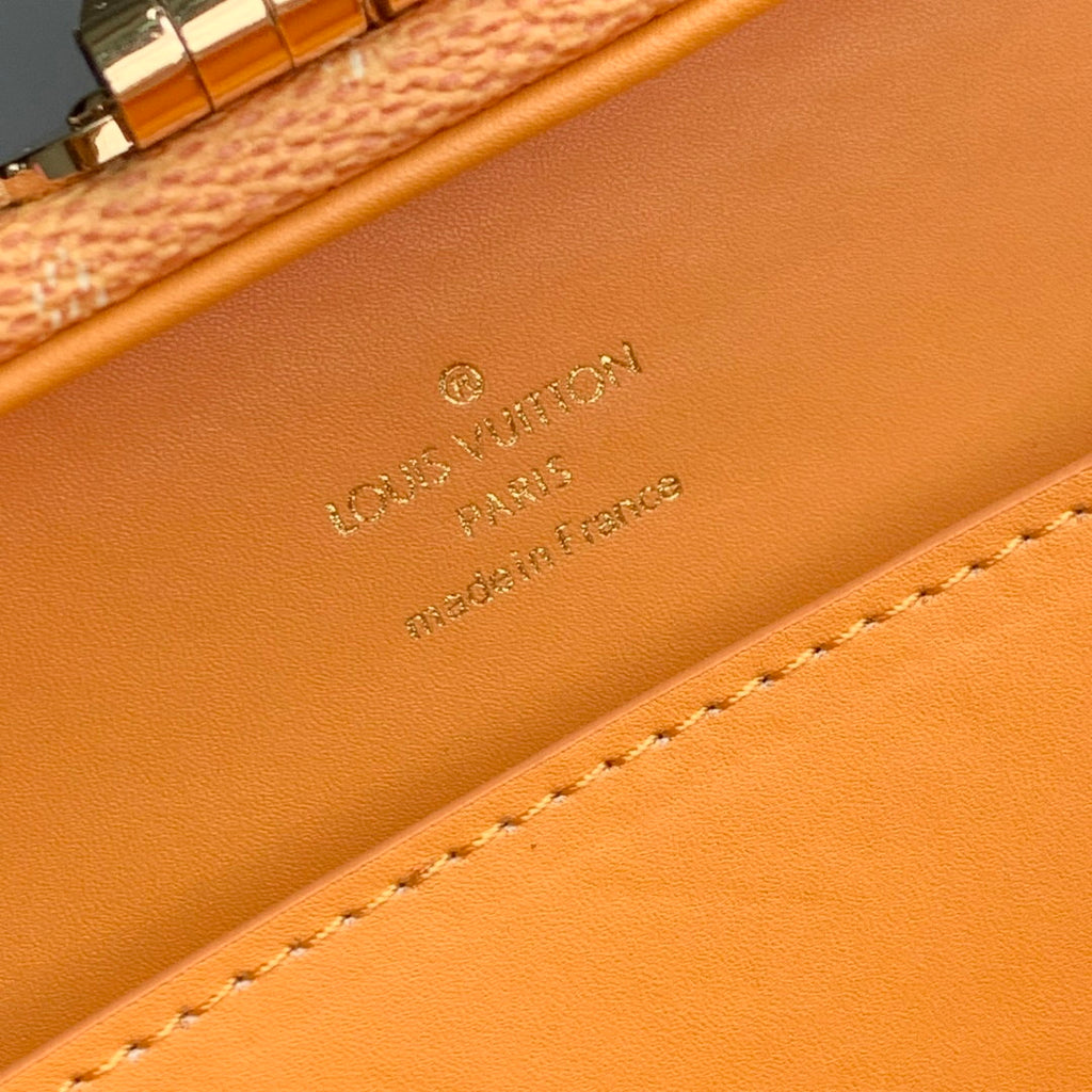 LV M12458 Louis Vuitton Handle Trunk Bag Yellow