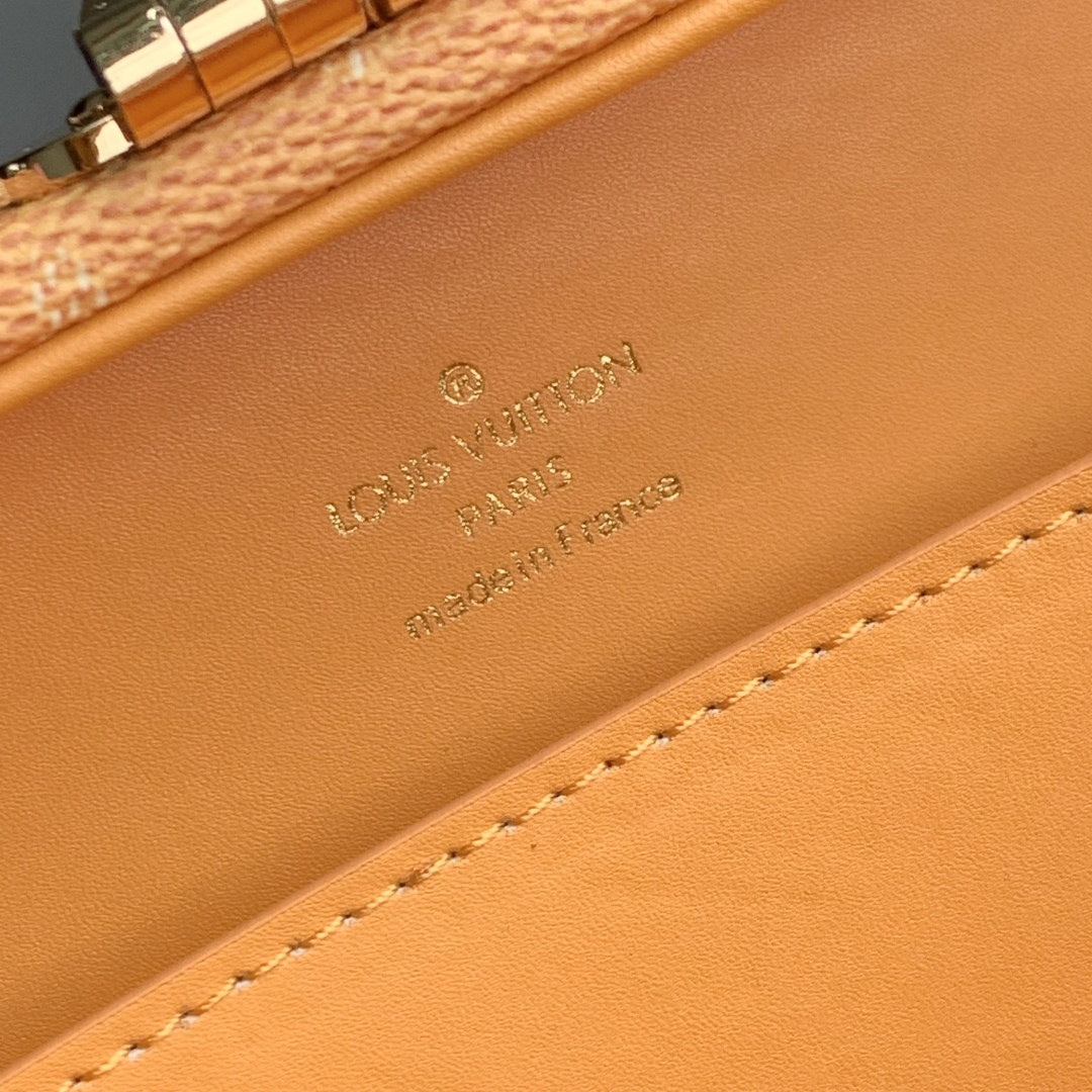 LV M12458 Louis Vuitton Handle Trunk Bag Yellow