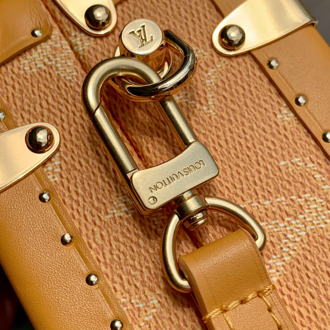 LV M12458 Louis Vuitton Handle Trunk Bag Yellow