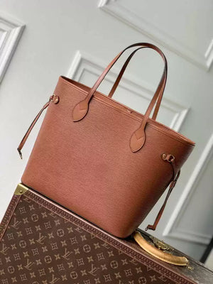 LV M12467 Louis Vuitton Neverfull MM Bag Epi Leather Brown - Default Title - View 4
