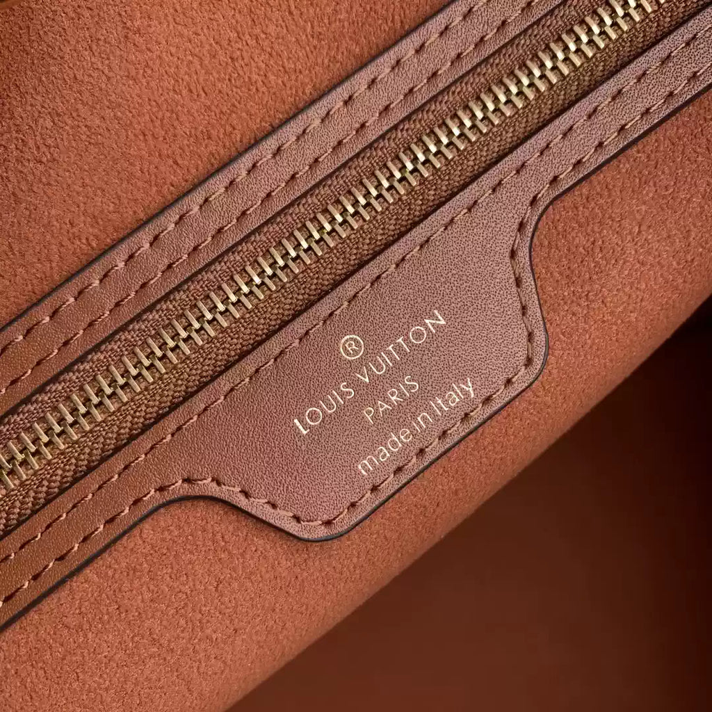 LV M12467 Louis Vuitton Neverfull MM Bag Epi Leather Brown
