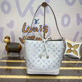 LV M12496 Louis Vuitton Flore Handbag Brume Gray - Default Title - View 1