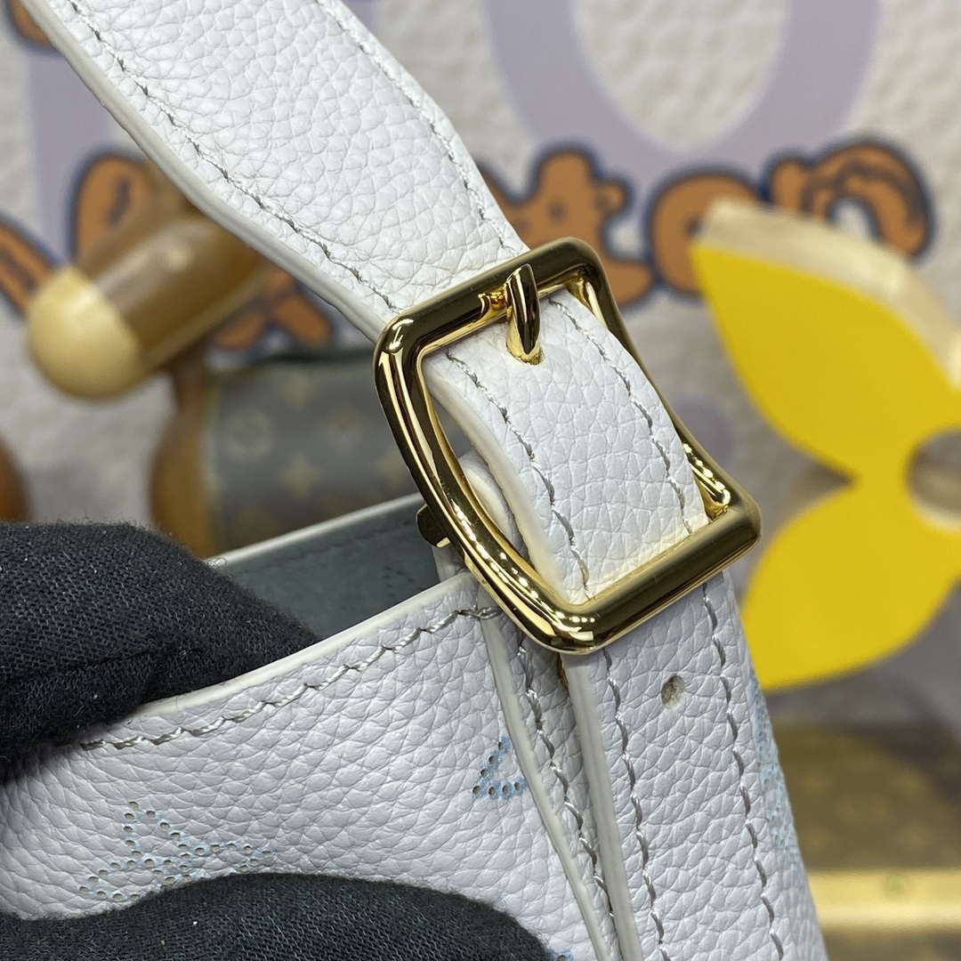 LV M12496 Louis Vuitton Flore Handbag Brume Gray