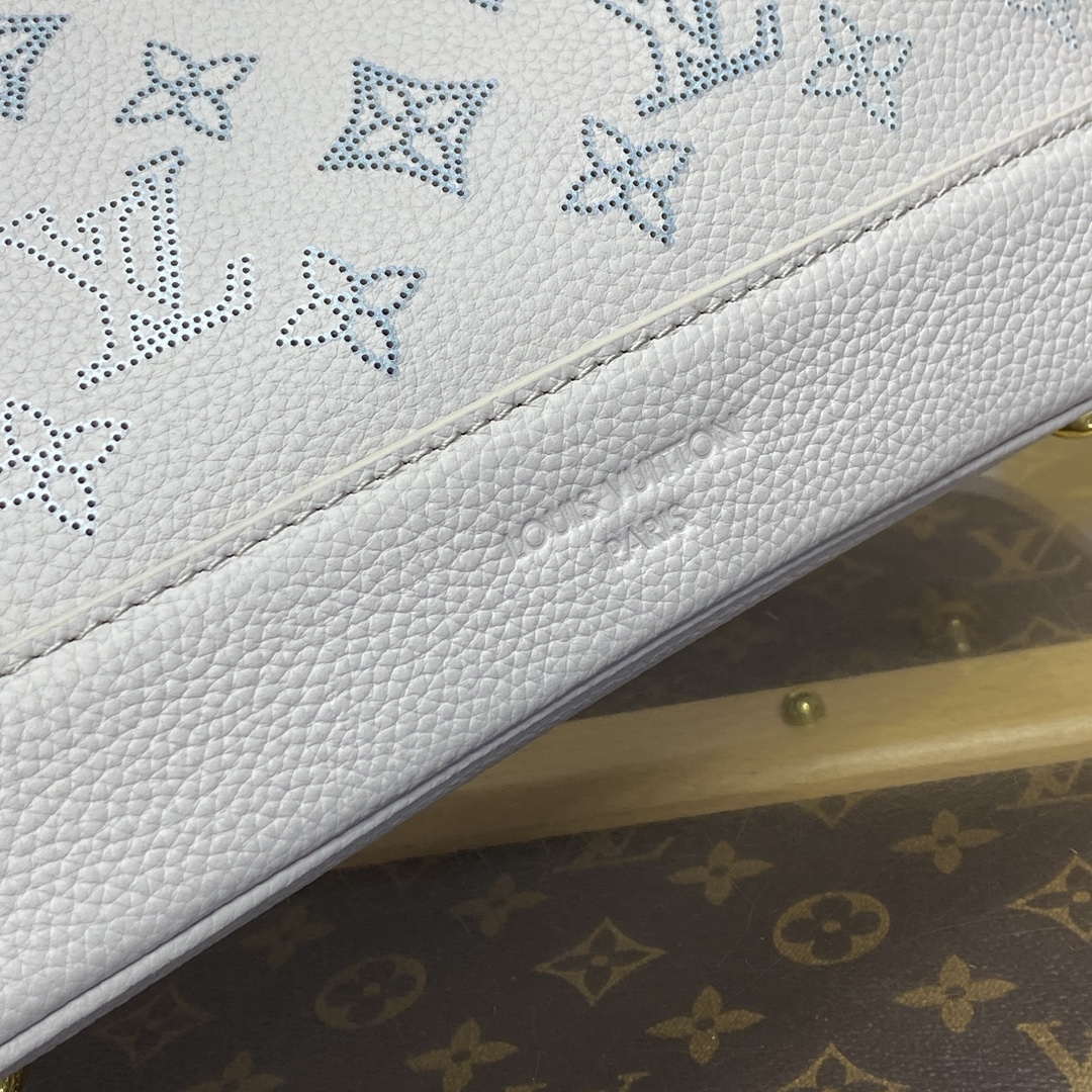 LV M12496 Louis Vuitton Flore Handbag Brume Gray - Default Title - View 11