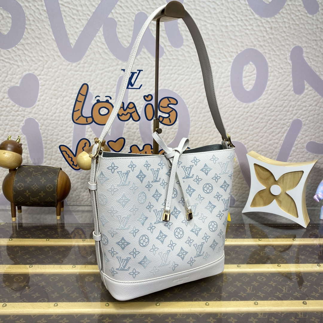 LV M12496 Louis Vuitton Flore Handbag Brume Gray