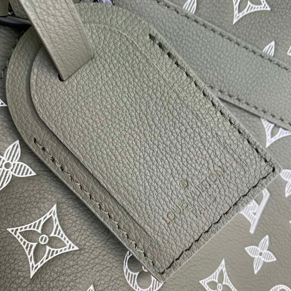 LV M12504 Louis Vuitton Keepall Bandouliere 50 Travel Bag Monogram Shadow