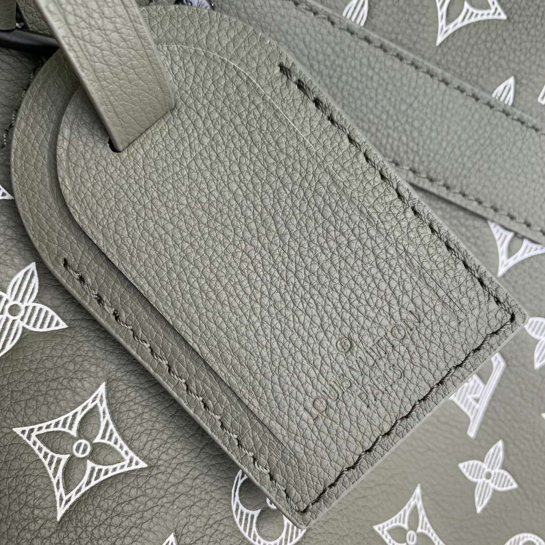 LV M12504 Louis Vuitton Keepall Bandouliere 50 Travel Bag Monogram Shadow