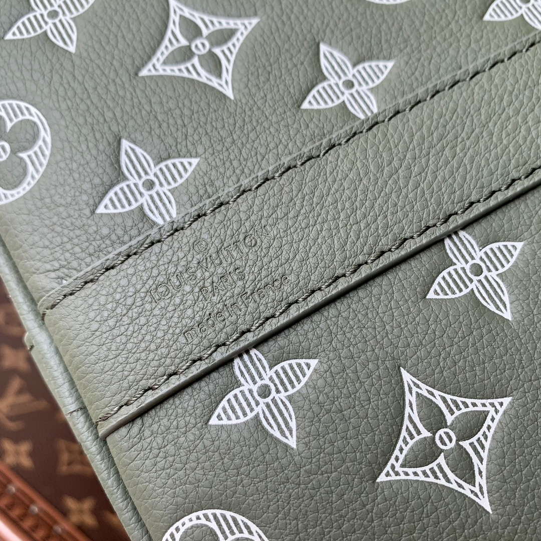 LV M12504 Louis Vuitton Keepall Bandouliere 50 Travel Bag Monogram Shadow