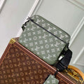 LV M12490 Louis Vuitton Trio Messenger Bag Olive Green - Default Title - View 1