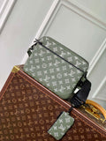 LV M12490 Louis Vuitton Trio Messenger Bag Olive Green