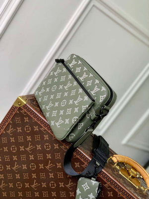 LV M12490 Louis Vuitton Trio Messenger Bag Olive Green - Default Title - View 2