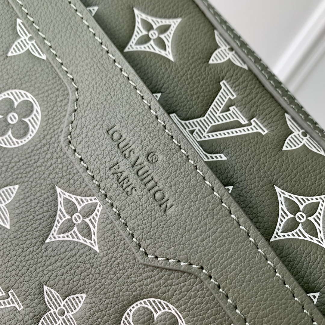 LV M12490 Louis Vuitton Trio Messenger Bag Olive Green - Default Title - View 7