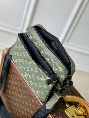 LV M12490 Louis Vuitton Trio Messenger Bag Olive Green - Default Title - View 9
