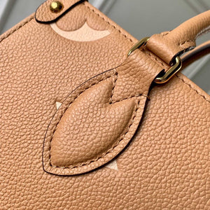 LV M12513 Louis Vuitton Onthego Pm Bag M45779 leather Light Brown - Default Title - View 5