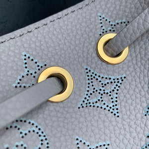 LV M12521 Louis Vuitton Pico Bella Mahina Leather Handbag Brume - Default Title - View 6