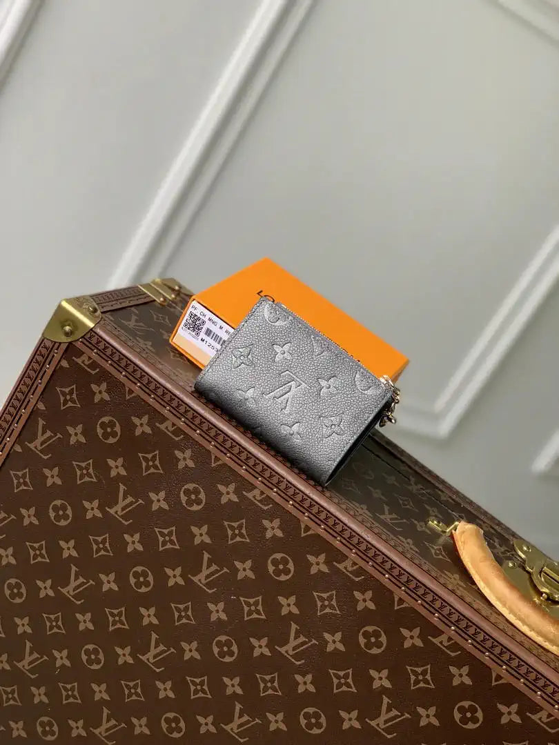 LV M12536 Louis Vuitton Zippy Zippy Coin Purse Monogram Empreinte Gray
