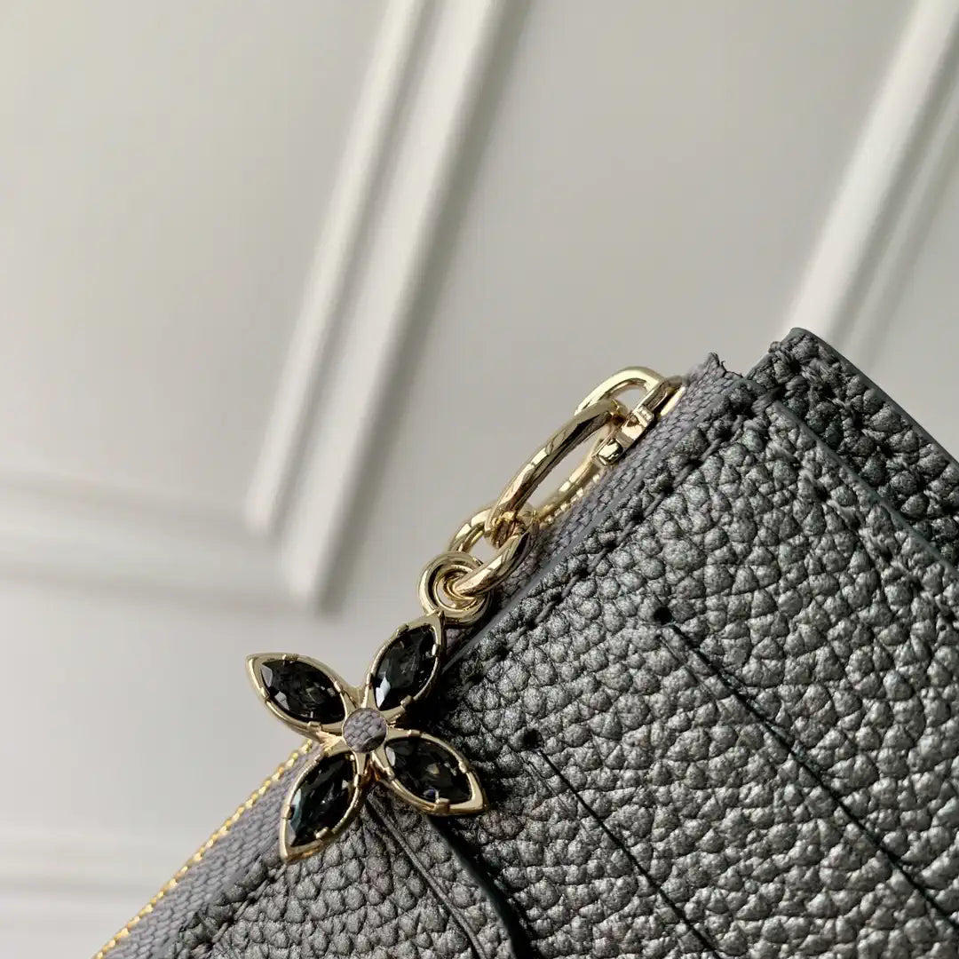 LV M12536 Louis Vuitton Zippy Zippy Coin Purse Monogram Empreinte Gray