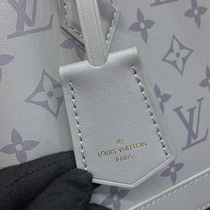 LV M12561 Louis Vuitton Alma BB Calfskin Leather Bag Trianon Gray - Default Title - View 5