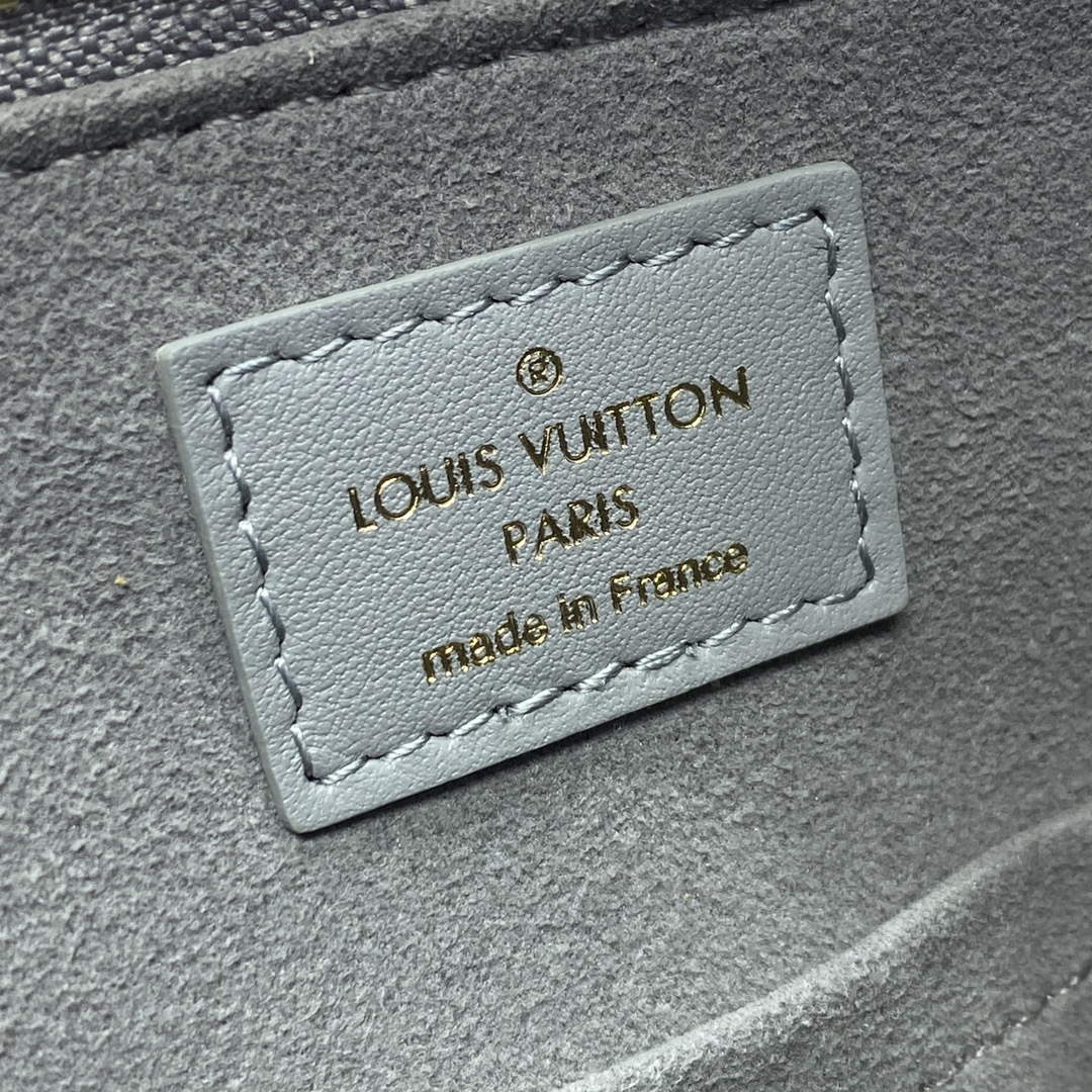 LV M12561 Louis Vuitton Alma BB Calfskin Leather Bag Trianon Gray