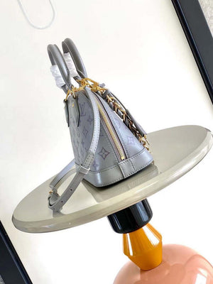LV M12561 Louis Vuitton New Alma BB Bag Other Leathers Gris Trianon - Default Title - View 2