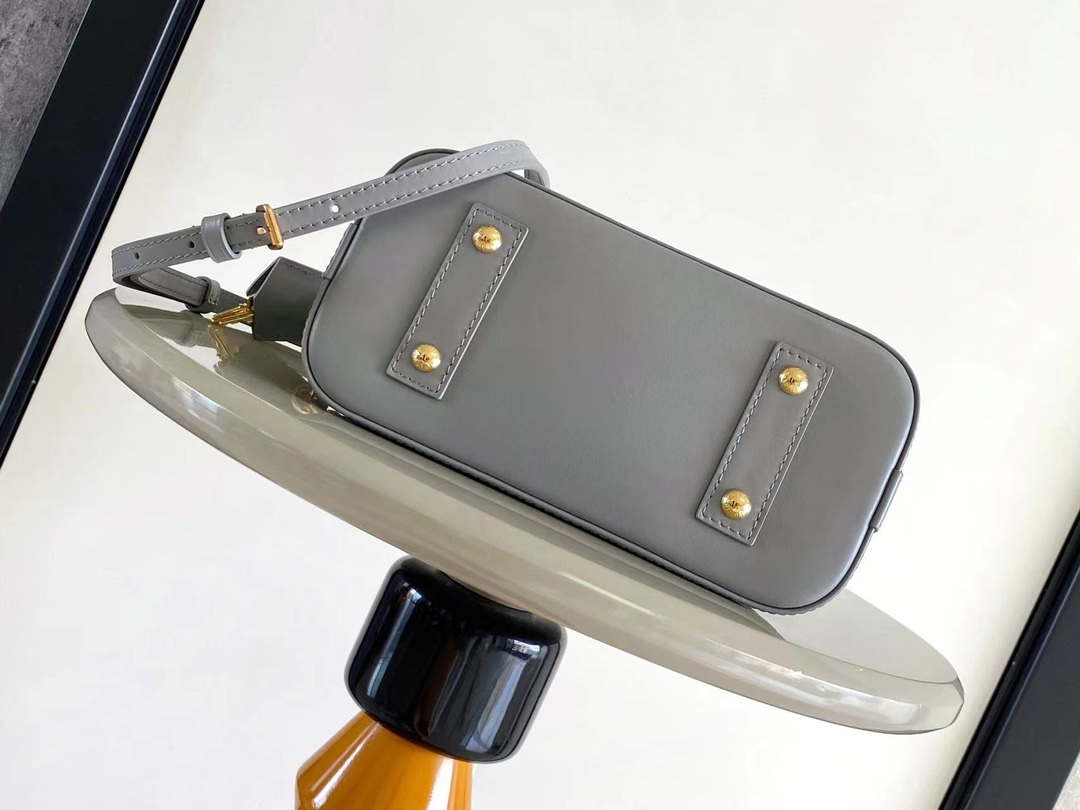 LV M12561 Louis Vuitton New Alma BB Bag Other Leathers Gris Trianon - Default Title - View 4