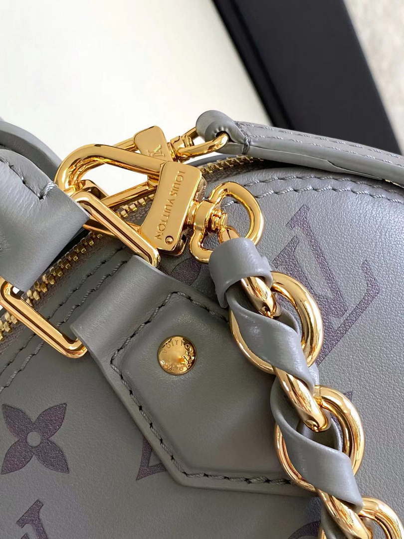 LV M12561 Louis Vuitton New Alma BB Bag Other Leathers Gris Trianon