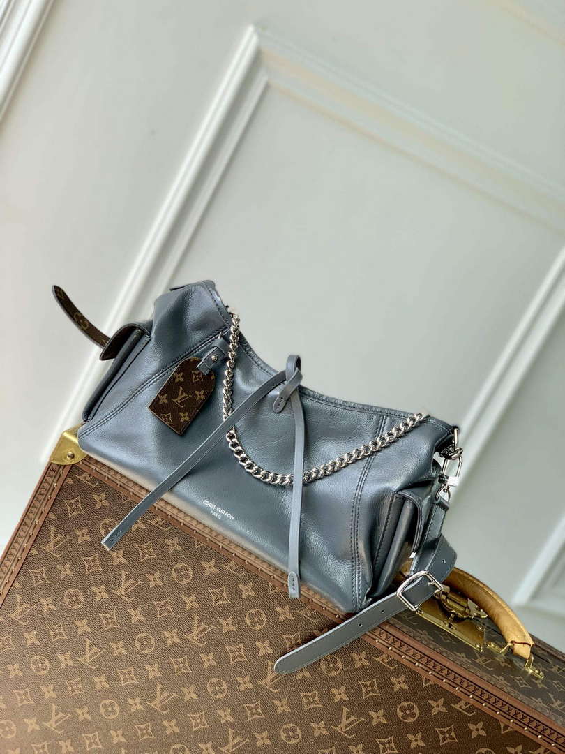 LV M12579 Louis Vuitton CarryAll Cargo PM Bag Trianon Gray