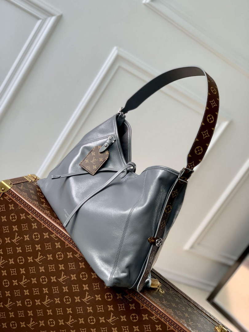 LV M12583 Louis Vuitton CarryAll Dark MM Bag Trianon Gray - Default Title - View 3
