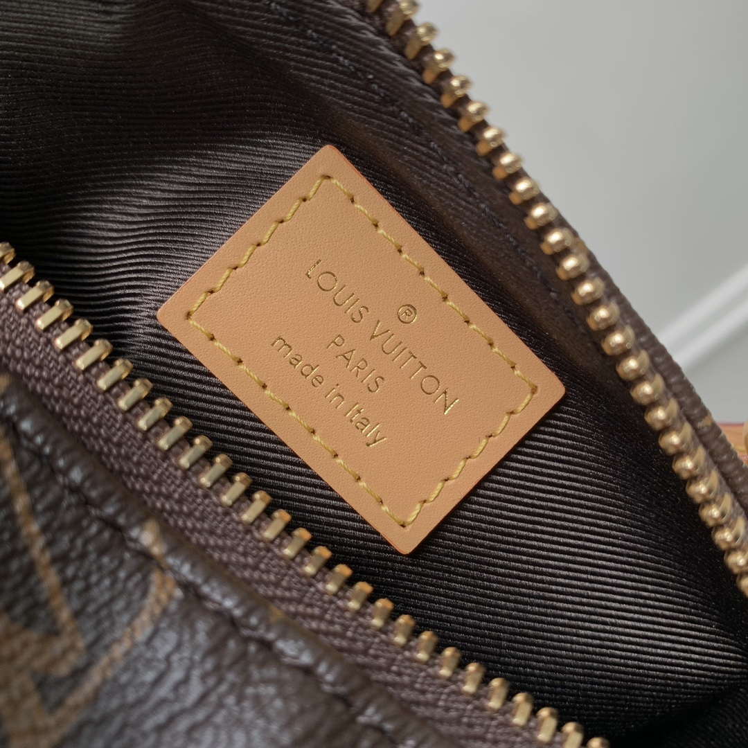 LV M12617 Louis Vuitton Pooch Bag Monogram coated canvas - Default Title - View 8