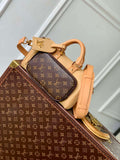 LV M12627 Louis Vuitton Keepall Bandouliere 25 Bag Beige