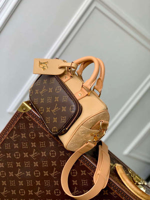 LV M12627 Louis Vuitton Keepall Bandouliere 25 Bag Beige - Default Title - View 2