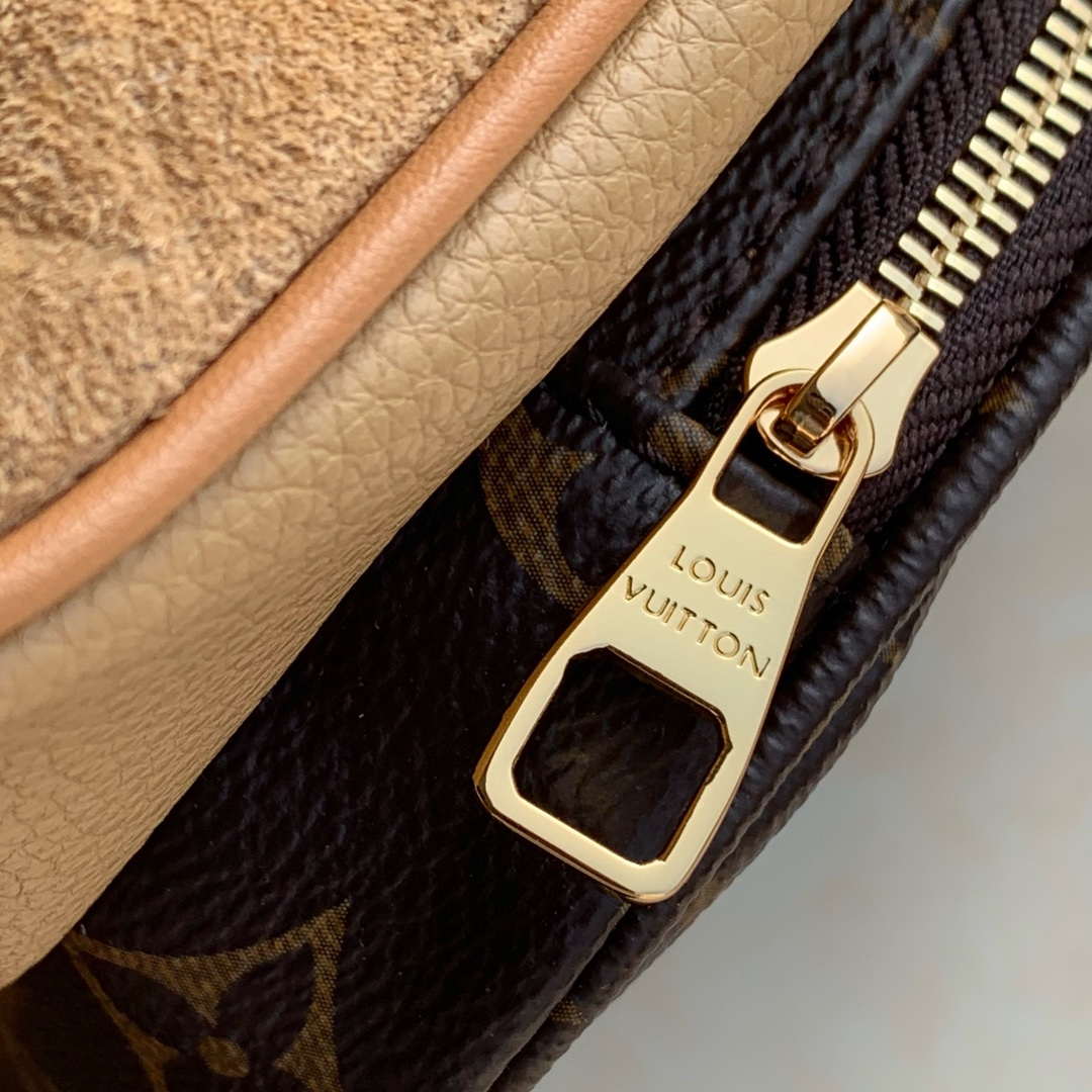 LV M12627 Louis Vuitton Keepall Bandouliere 25 Bag Beige