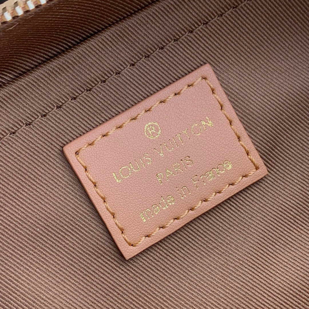 LV M12627 Louis Vuitton Keepall Bandouliere 25 Bag Beige