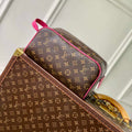 LV M12641 Louis Vuitton Locker Dopp Kit Taurillon Monogram Rose Red - Default Title - View 1