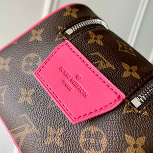 LV M12641 Louis Vuitton Locker Dopp Kit Taurillon Monogram Rose Red - Default Title - View 5