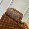 LV M12641 Louis Vuitton Locker Dopp Kit Taurillon Monogram Yellow - Default Title - View 1