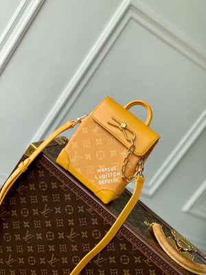 LV M12655 Louis Vuitton Nano Steamer Bag Yellow - Default Title - View 1