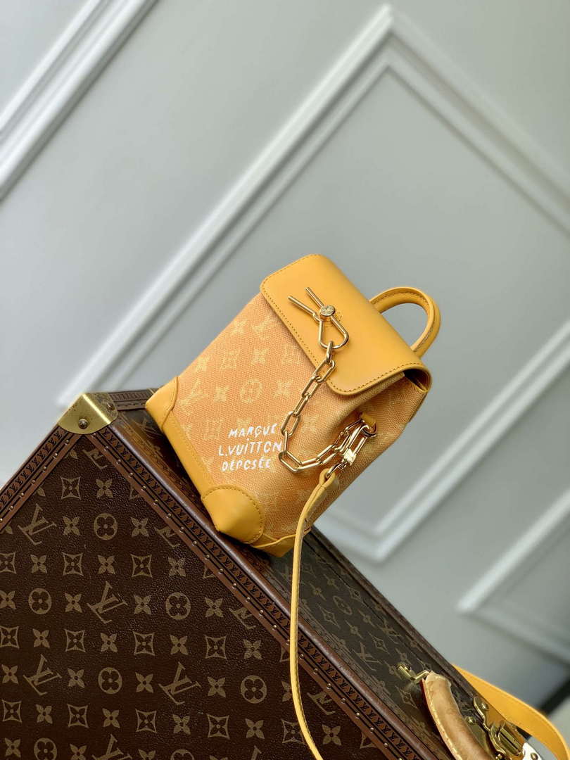 LV M12655 Louis Vuitton Nano Steamer Bag Yellow