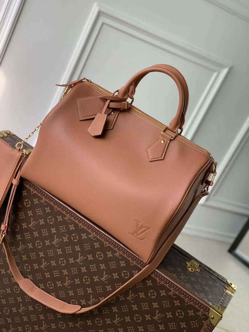 Louis Vuitton LV M24438 Speedy P9 Bandouliere 40 Bag Cognac